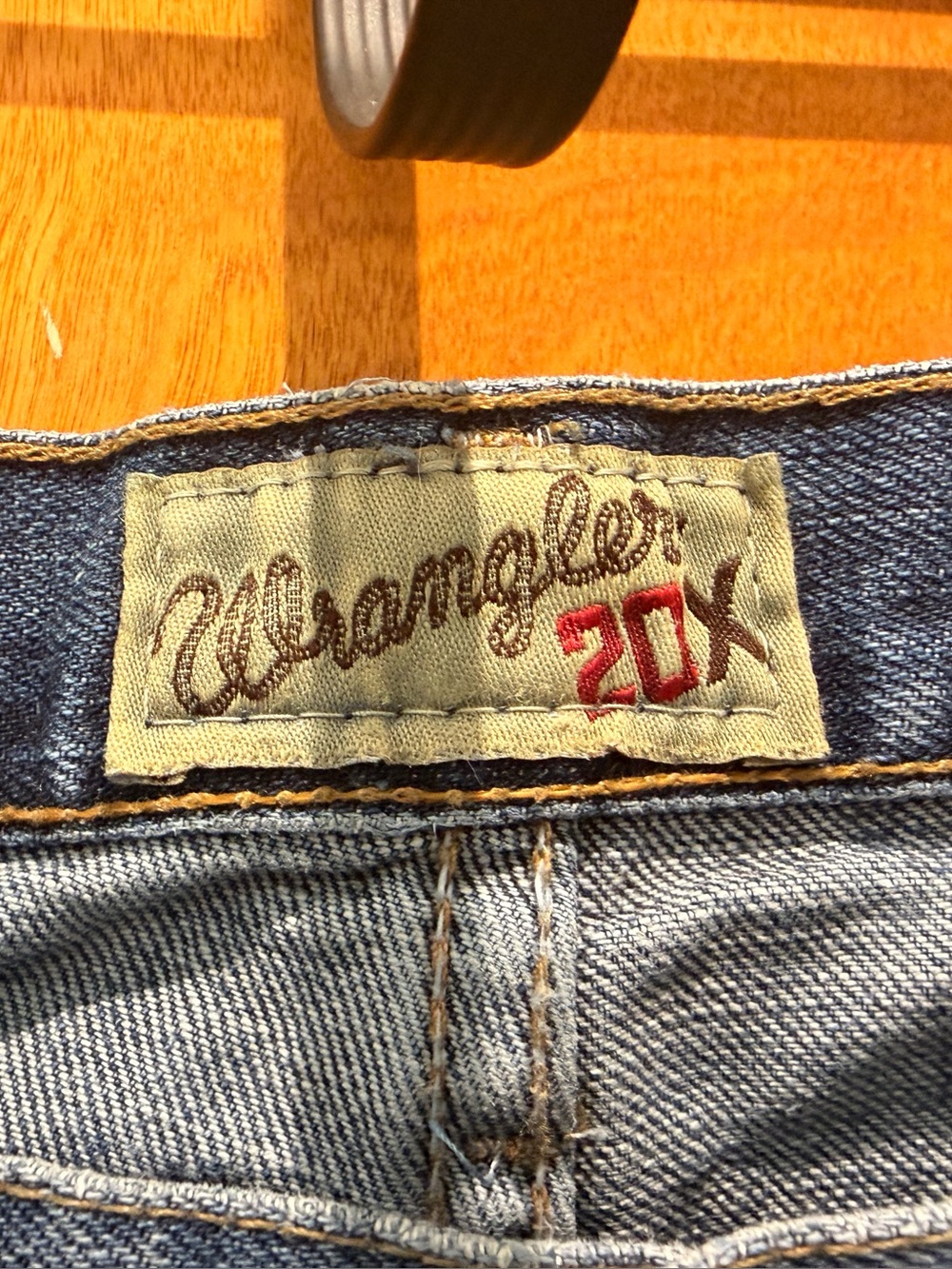 Classic Wrangler 20X Competition Series Men's Blue Denim Jeans Mens size 34/32 - Picture 5 of 7